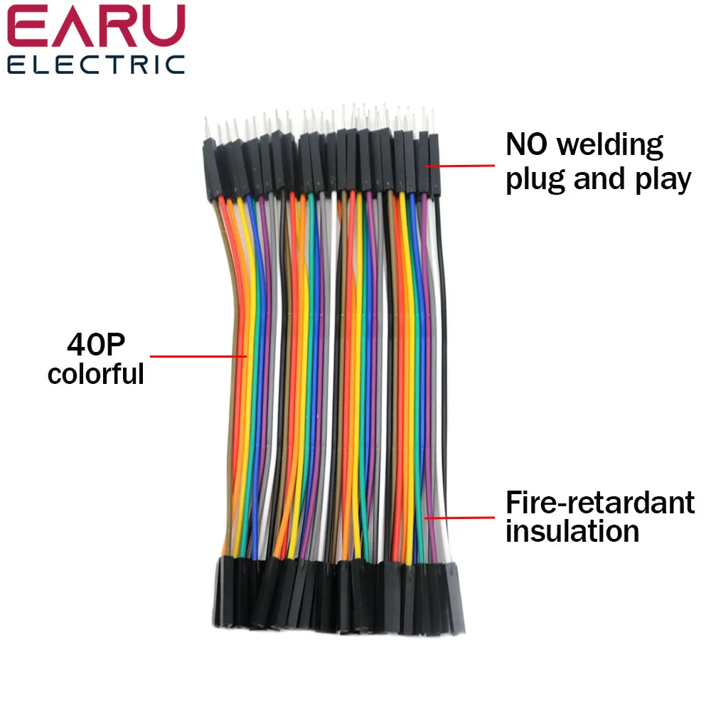 40PIN Cable Dupont Line 10cm 20cm 30cm Male to Male Female to Female Male to FeMale Jumper Dupont Wire Cable For PCB DIY KIT