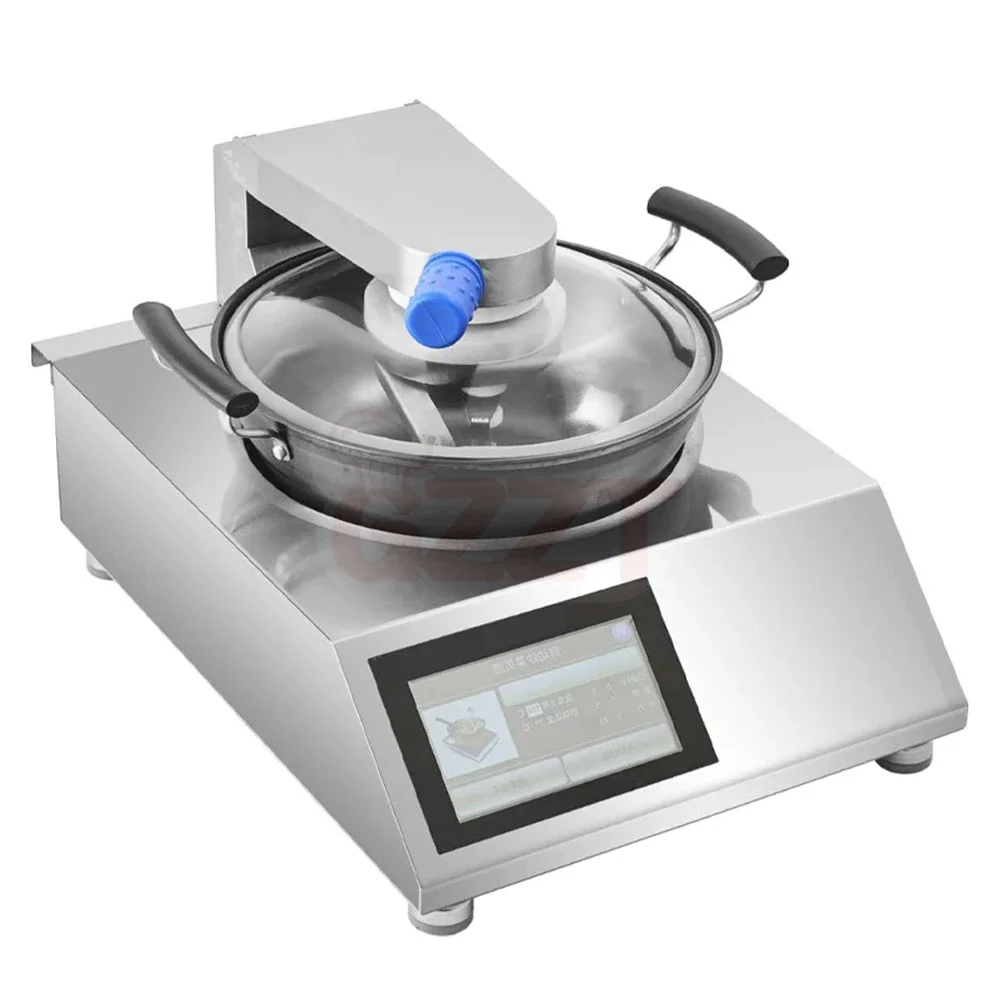 Restaurante máquina de arroz frito robô inteligente fogão wok chef máquina de cozinhar automática panela de indução inteligente