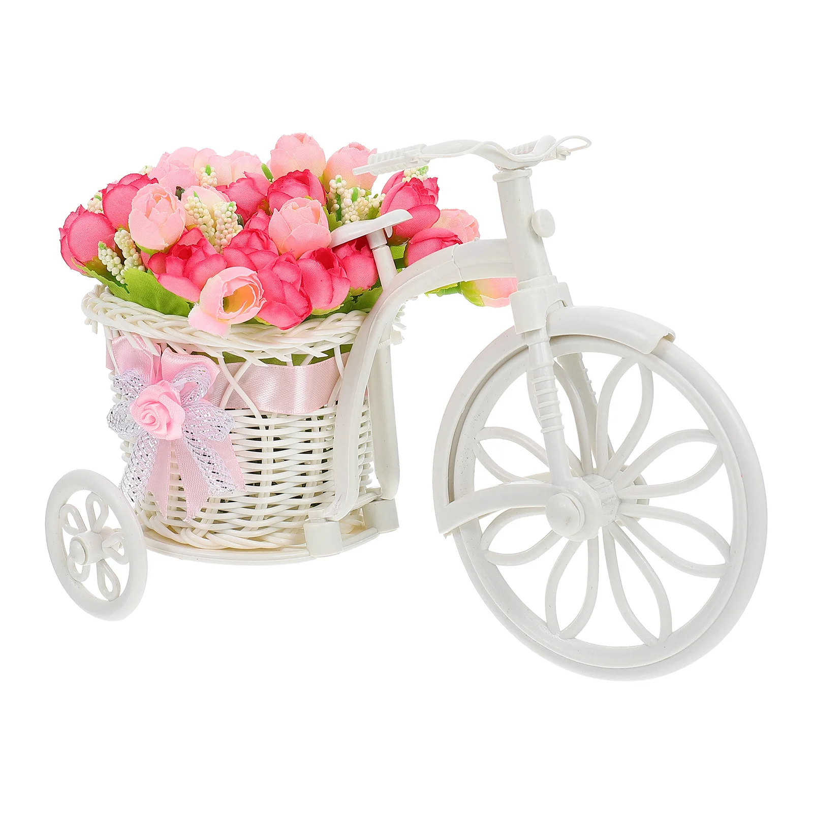 

1Pcs Bike Shaped Flower Rack Creative Desktop Plant Stand Home Decoration Artificial Flower Display Unique Plant Holder Ornament
