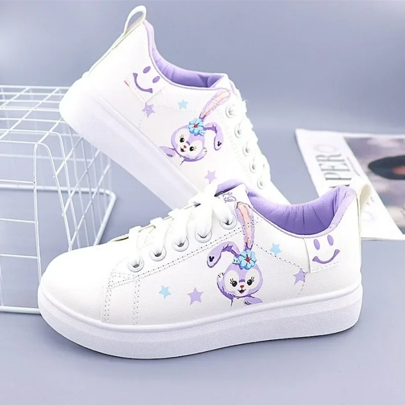 Sweet Kuromi Anime Kawaii Sanrio White Board Shoes Spring Summer Cute My Melody Sports Casual Sneakers Ins Fashion Gifts for Kid