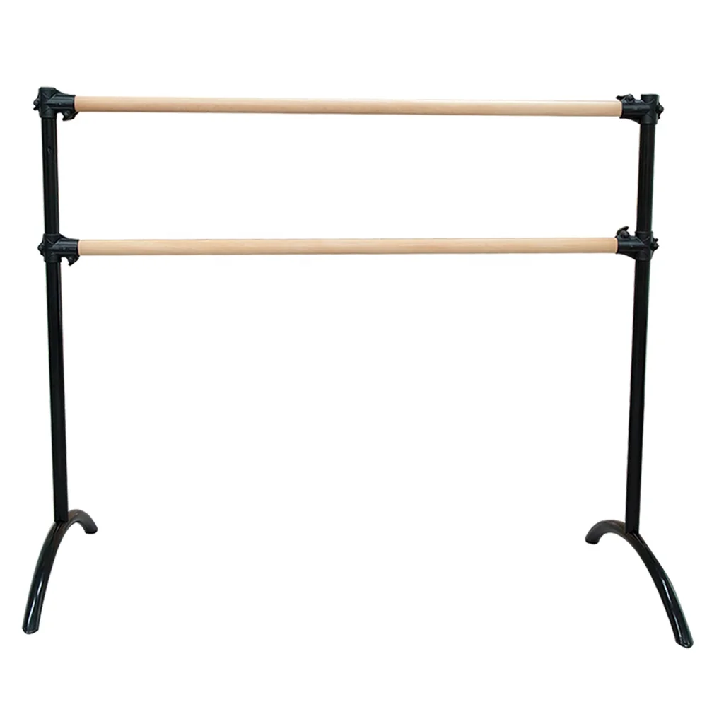 Adjustable Portable Standing Ballet Barre with Carry Bag, Stretch Band and Turning Board