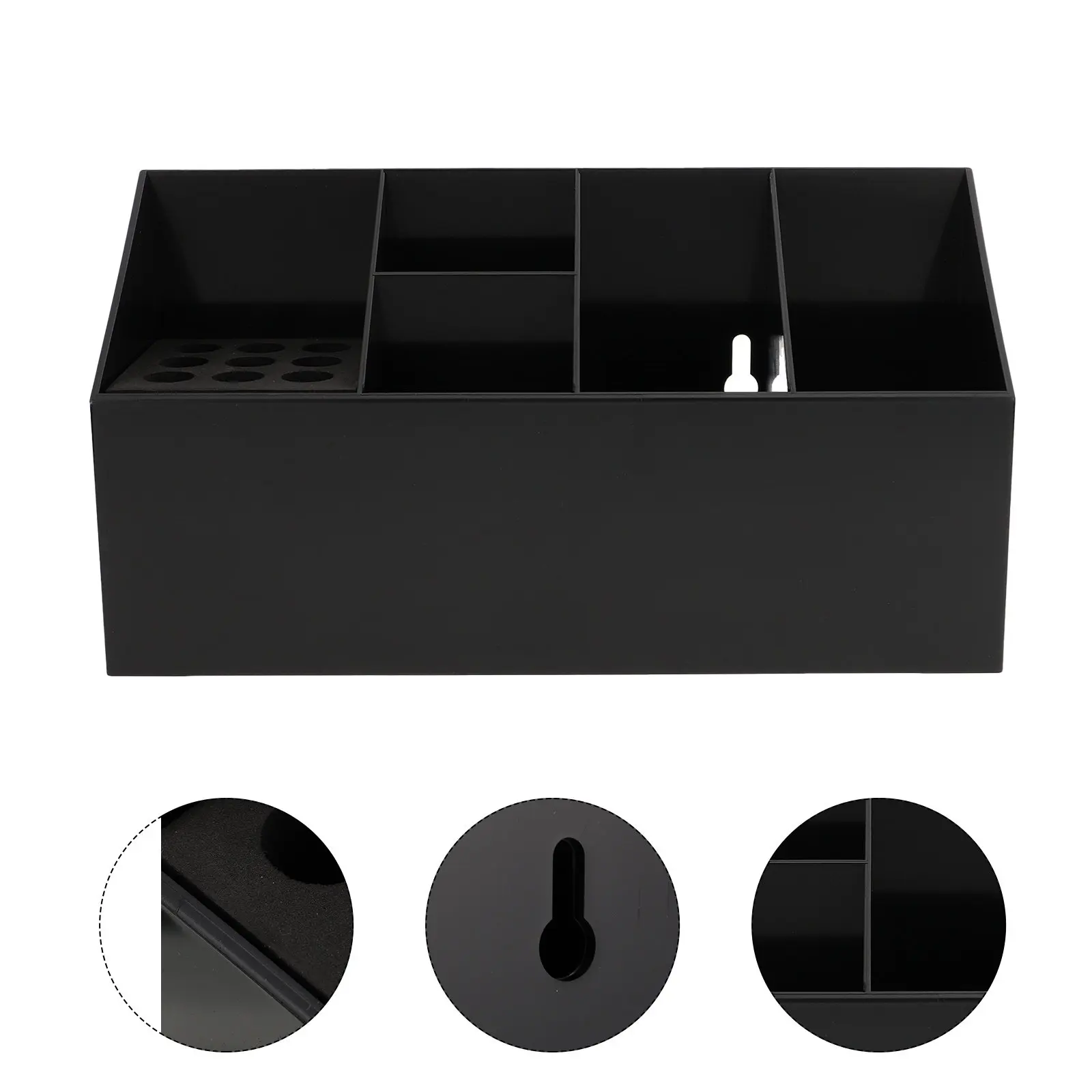 1Pcs Hairdressing Scissors Comb Holder ABS Material Compact Lightweight Hair Salon Tool Storage Box Hairdressing Scissor Holder