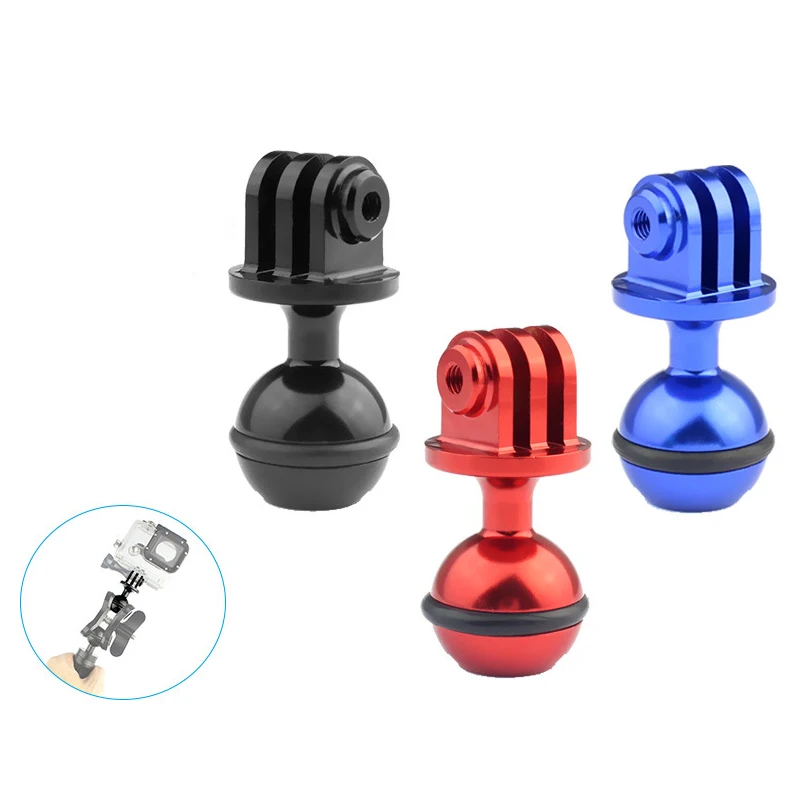 1 inch Ball Head Mount Tripod Head Base with 3/8