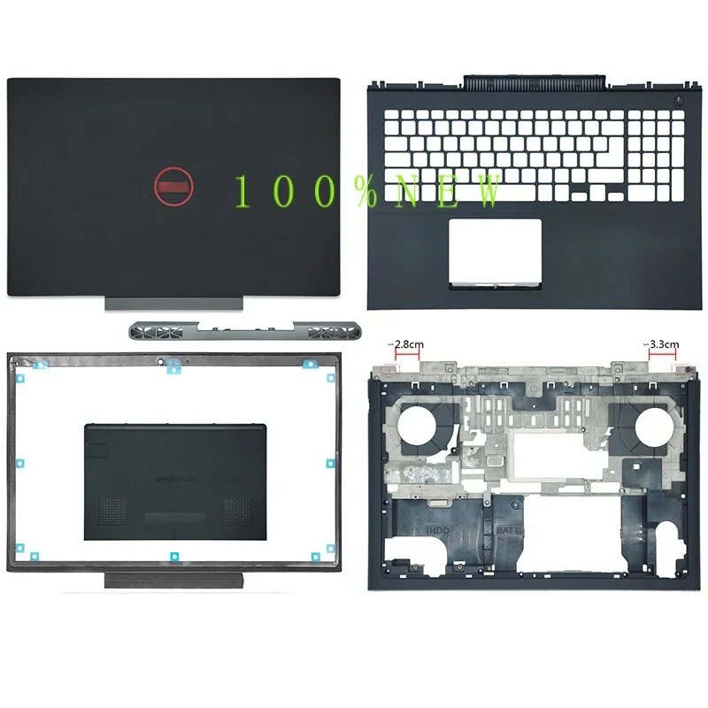 New For DELL Inspiron 15 7566 7567 Laptop Back Cover/Bezel/Palmrest/Bottom Cover