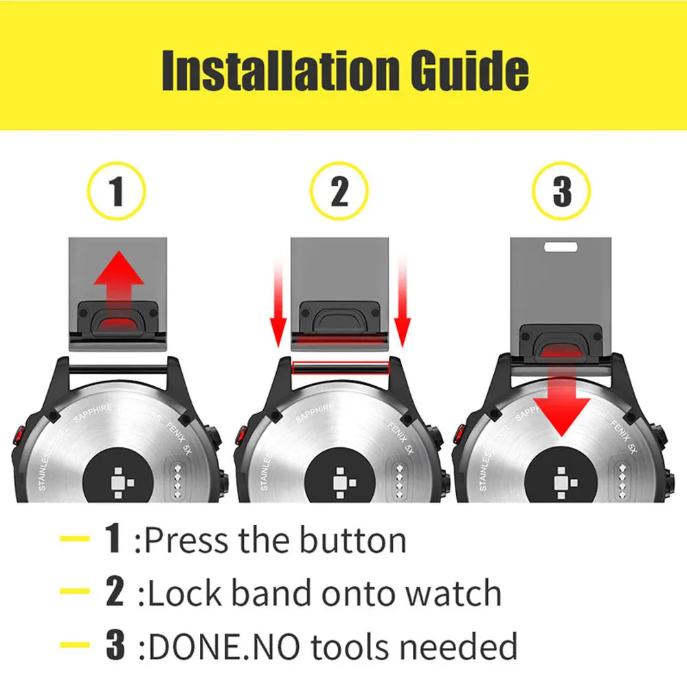 20 22 26Mm Dây Đeo Đồng Hồ Cho Garmin Forerunner 935 945 Đồng Hồ Thông Minh Smartwatch Dây Đeo Tay Vòng Tay Fenix 7S 7 7X 6 6S 6X Pro 5 5X Plus 3 3 HR