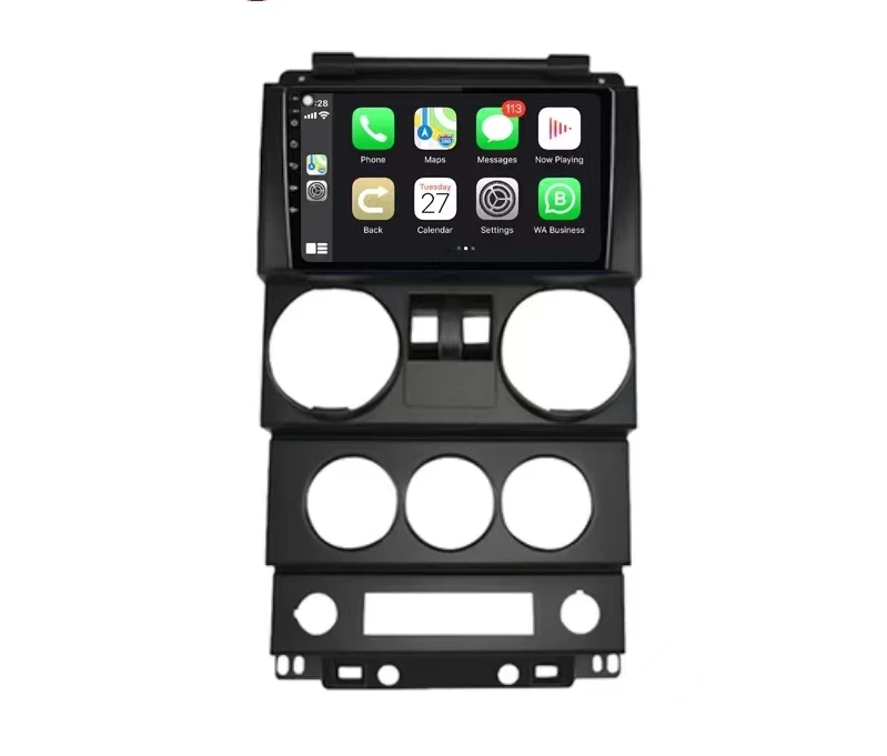 Android 13 for Jeep Wrangler Unlimited 3 JK 2008-2010 Car Radio Intelligent System Stereo Navigation Android Carplay