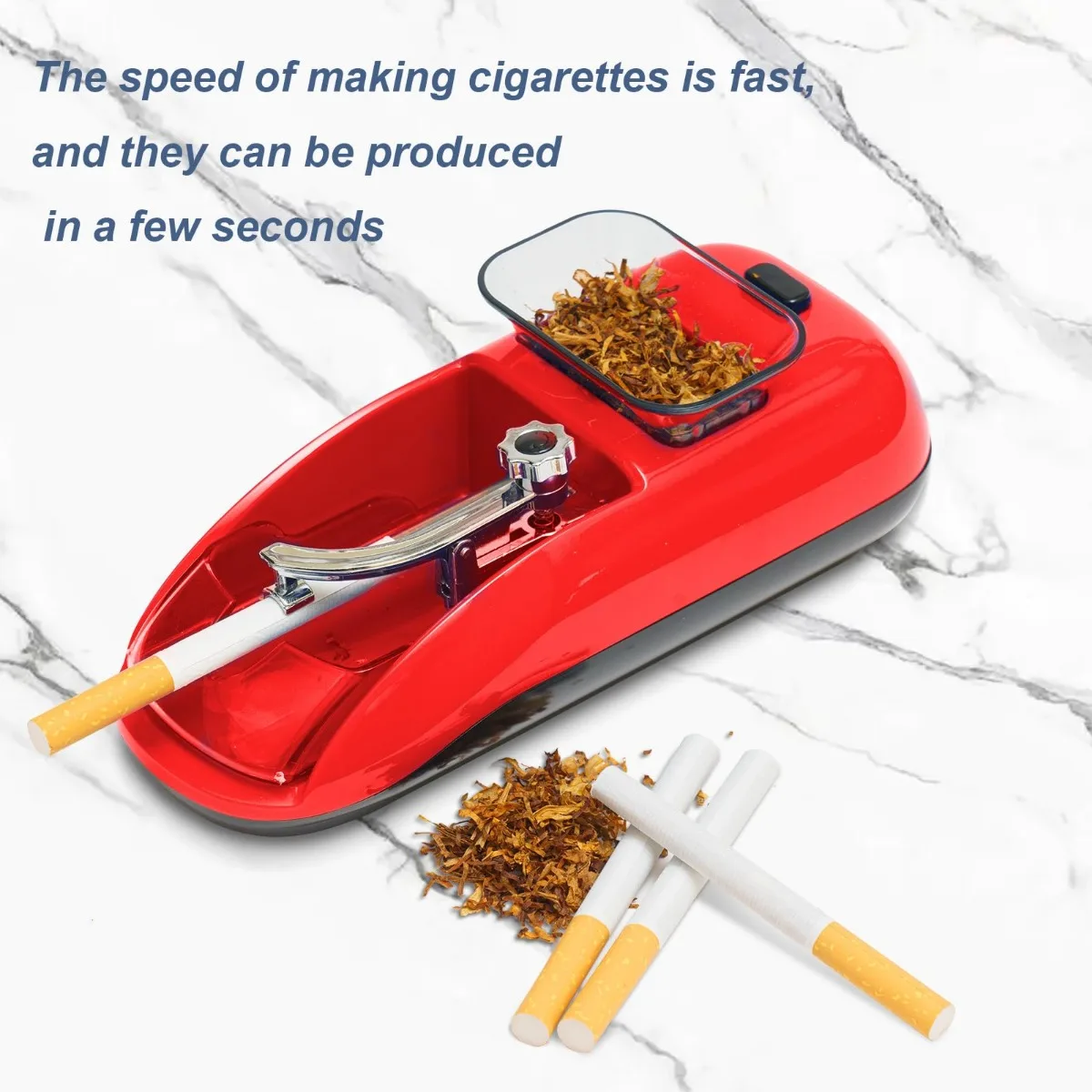 Electric Cigarette Device Automatic Injector Maker Tobacco Raw Grass Rolling Machine Roller Smoking Tool Cigarette Accessories