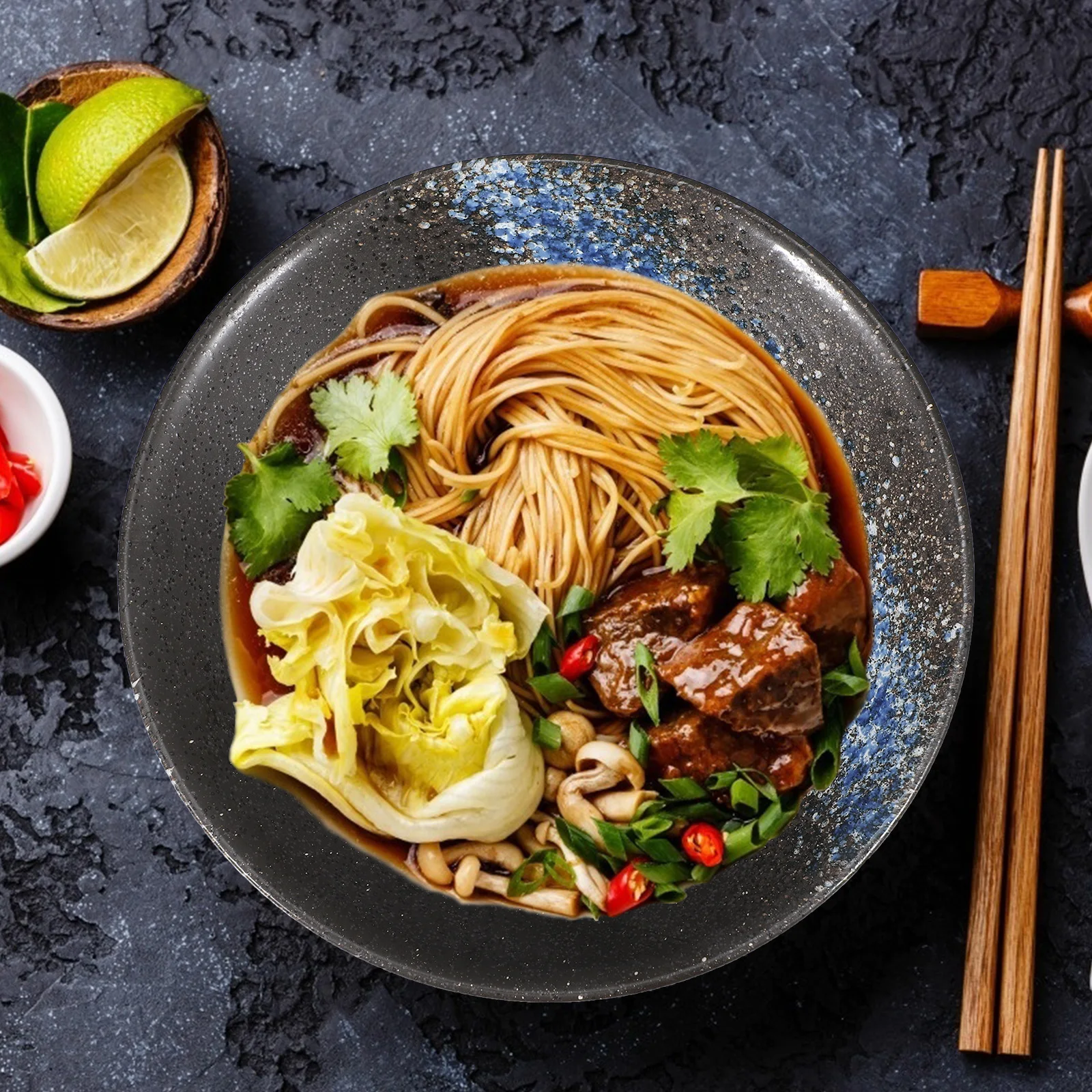 

Ceramic Tableware Japanese Style Bowl Household Food Serving for Restaurant Ramen Noodle