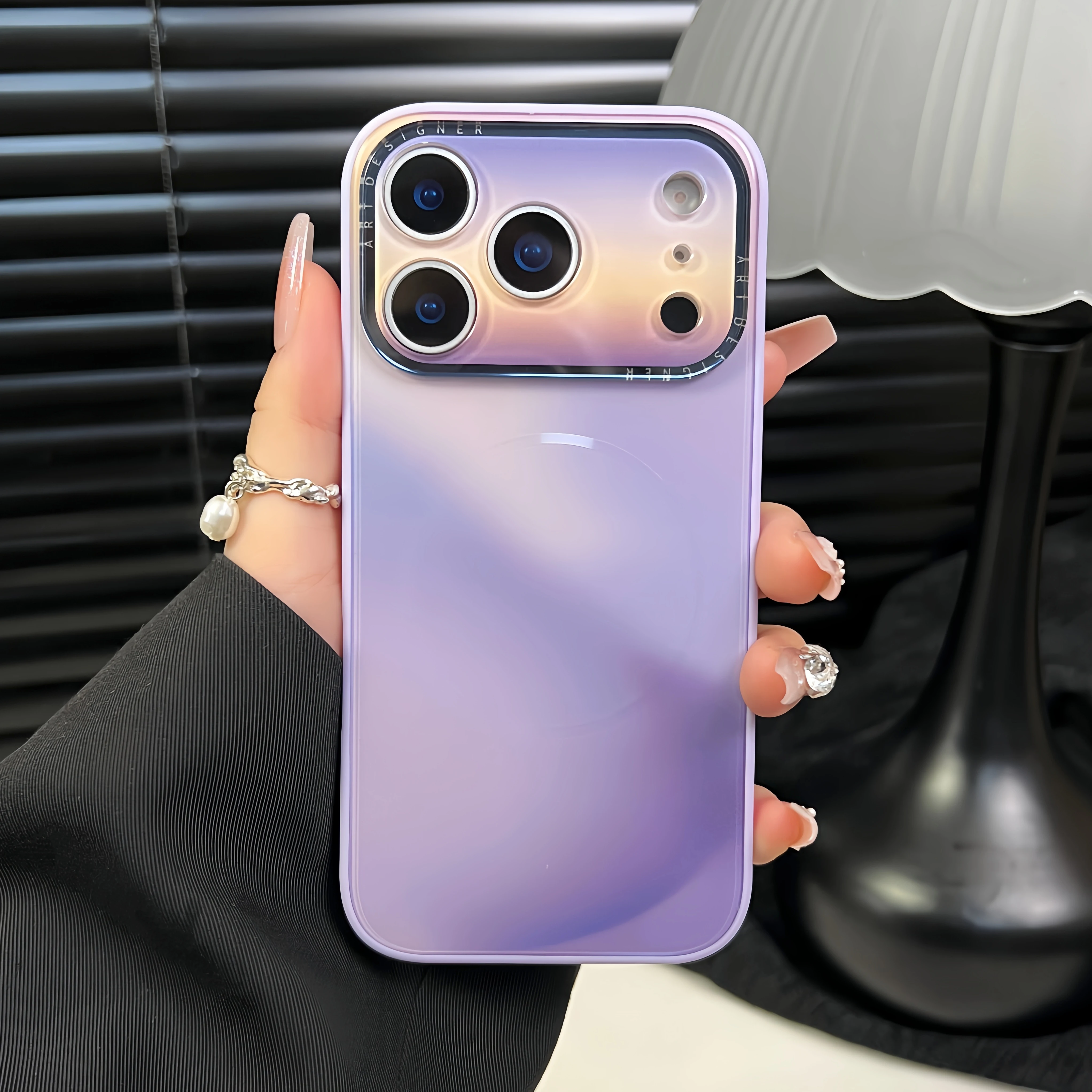 حافظة فاخرة من Aurora AG متجمدة لهاتف Magsafe لهاتف iPhone 17 Air 16 15 14 13 12 11 Pro Max Plus غطاء مدرع متدرج للشحن اللاسلكي