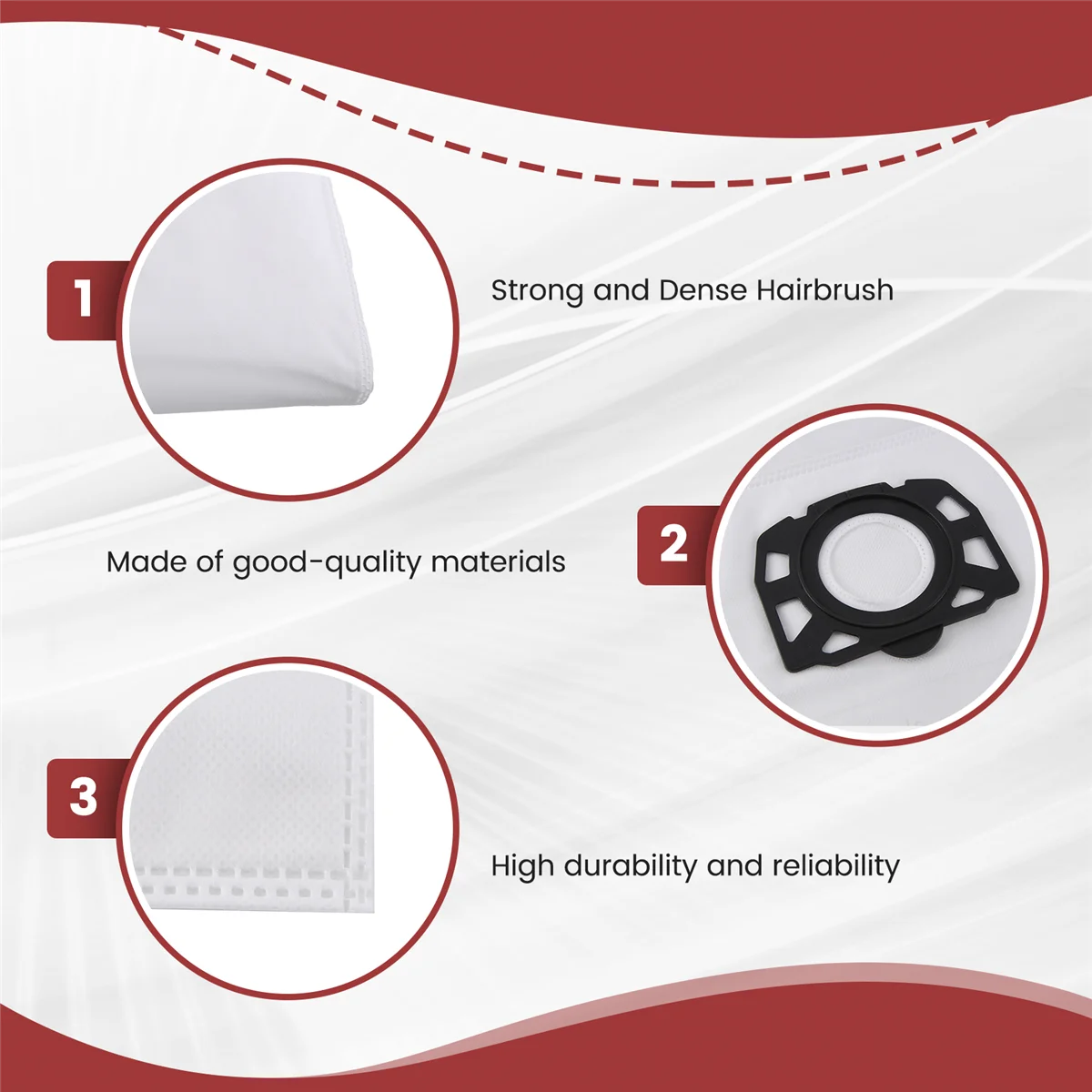 الجديد 6 قطعة أكياس الغبار المكنسة الكهربائية ل Karcher MV4 MV5 MV6 WD4 WD5 WD6 WD4000-WD5999