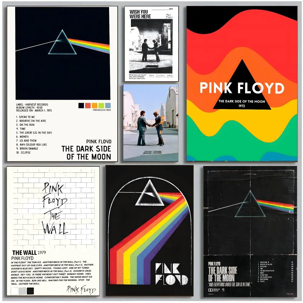 Band Rock P-Pink Floyd Poster Modern Wall Art Bedroom Living Room Print Unframed