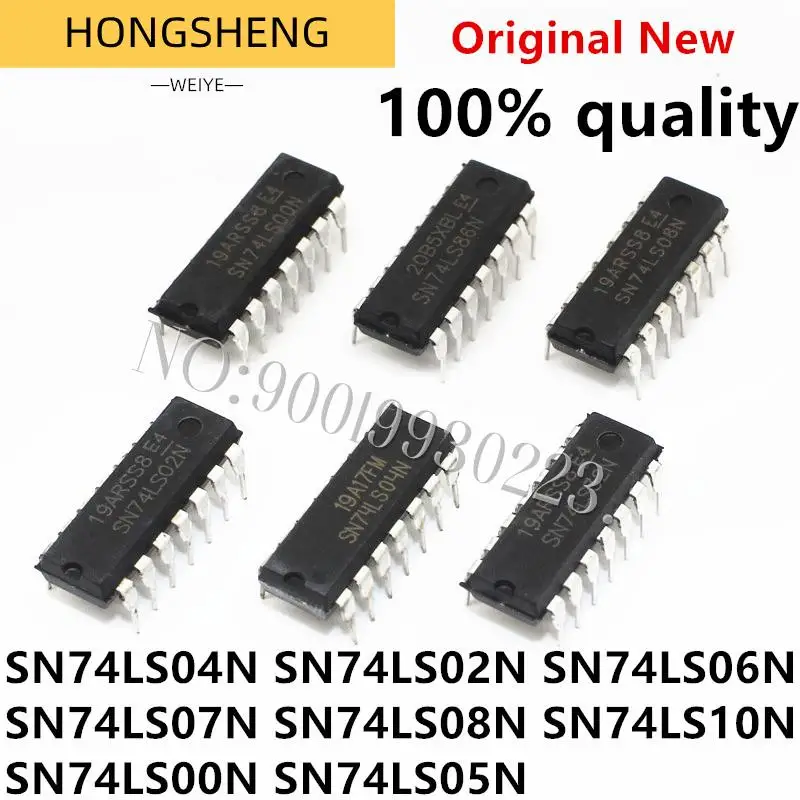 10pcs SN74LS04N DIP 74LS04N 74LS04 DIP-14 HD74LS04P SN74LS00N SN74LS02N SN74LS06N SN74LS07N SN74LS08N SN74LS10N 74LS10 SN74LS05N