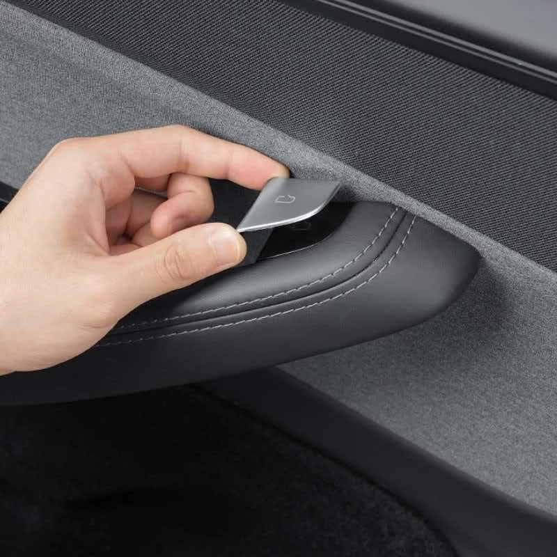 For Tesla New Model Y Launch Juniper 2025 and New Model 3 Highland 2024 Door Lock Switch Open Button Cover Protector 썸네일 6
