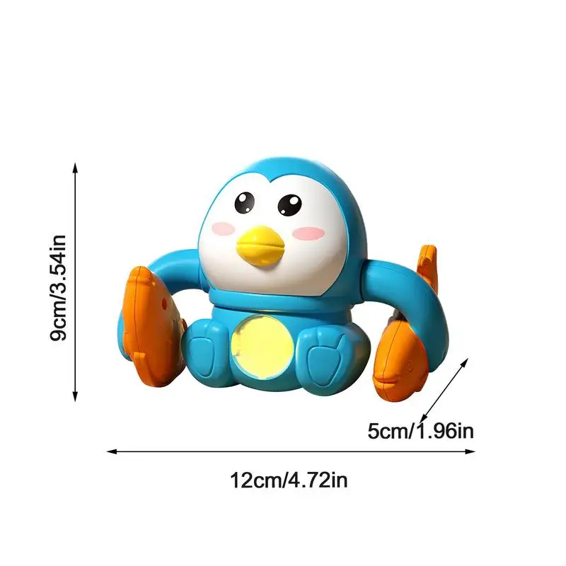 Crawling Cartoon Toy Animal Shape Sensor Toy With Sound And Light Funny Crawling Guide For Fine Motor Skills For Courtyard