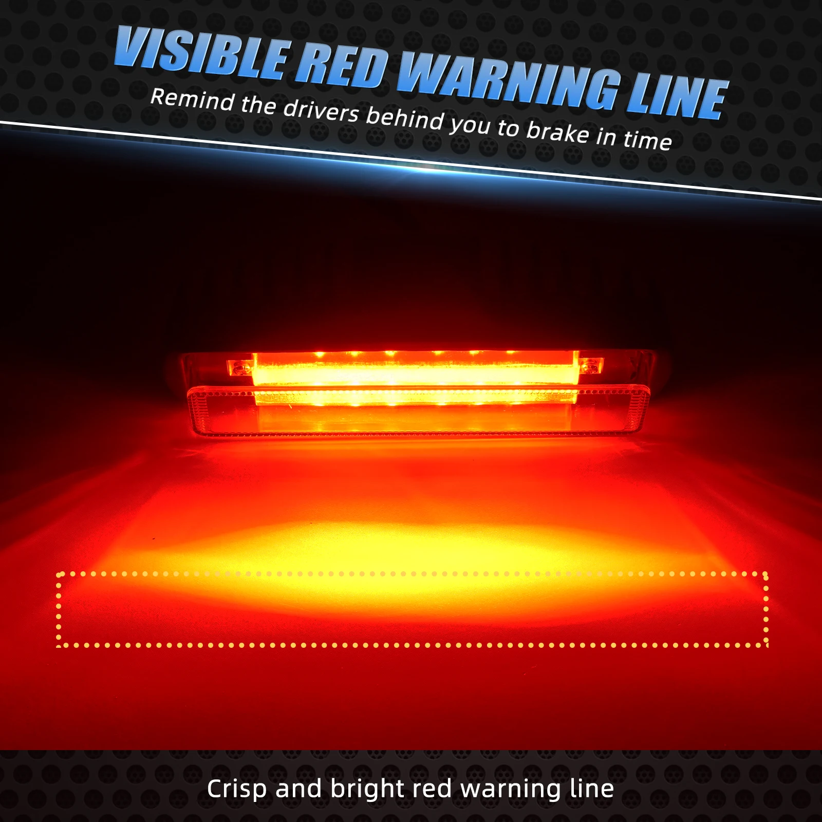 ATV LED ضوء الفرامل الخلفية الضوء الخلفي مع قوس لياماها الناسف 200 بانشي 350 2002-2006 المحارب 350 بريز أشيب 125 #5