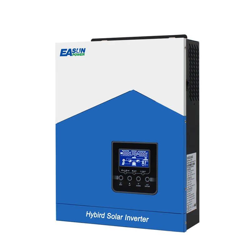 EASUN POWER 2.2KW 12V Hybride Solar Inverter Pure Sine Inverter 230V met MPPT 80A Solar Charge Controller PV Ingang 450V EU Voorraad - afbeelding 2