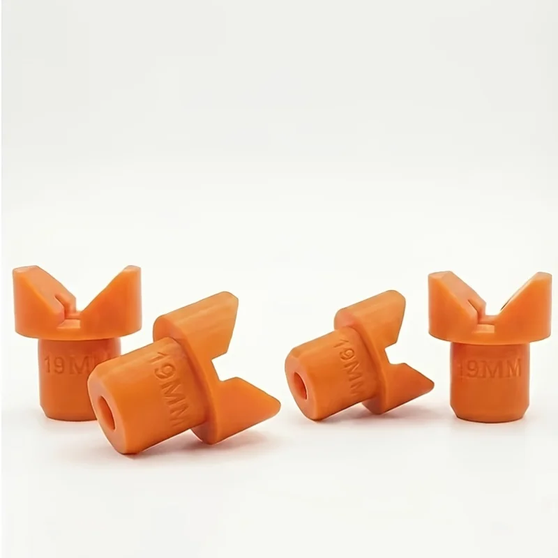 Heavy-Duty V-Clamps | Suitable for MFT Workbench, 19/20mm Hole Size, Plastic Fixing Clamps for Round and Square Parts