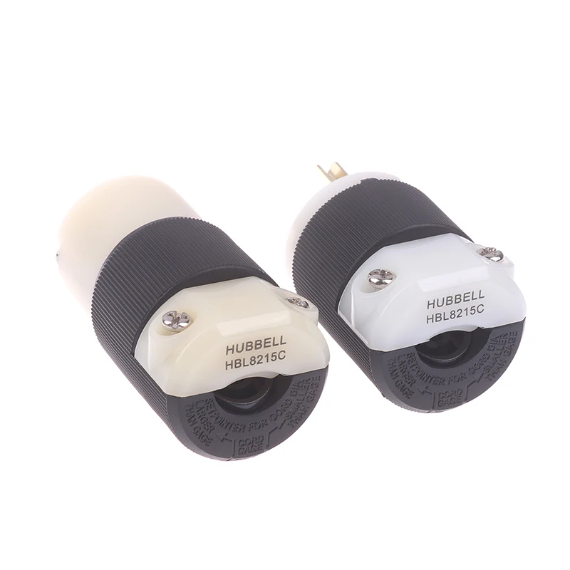 New HiFi Audio US Plug Female Socket HBL5266C NEMA 5-15P/15R American Standard Copper Power Supply Male Connector