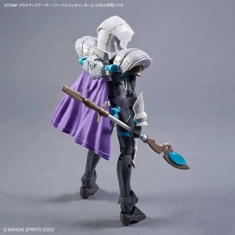 Bandai Original 30MF 30ML modelo Kit figura de Anime 1/144 CLASE UP ARMOR LIBER ENCHANTER figuras de acción juguetes regalos para niños
