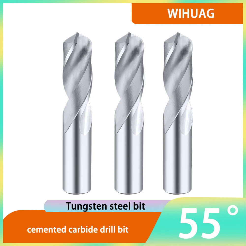 

HRC55 2F Tungsten steel Carbide Drill Bits For CNC Machine Engraving Machine Twist Drill Bit Tools 1.0-18mm