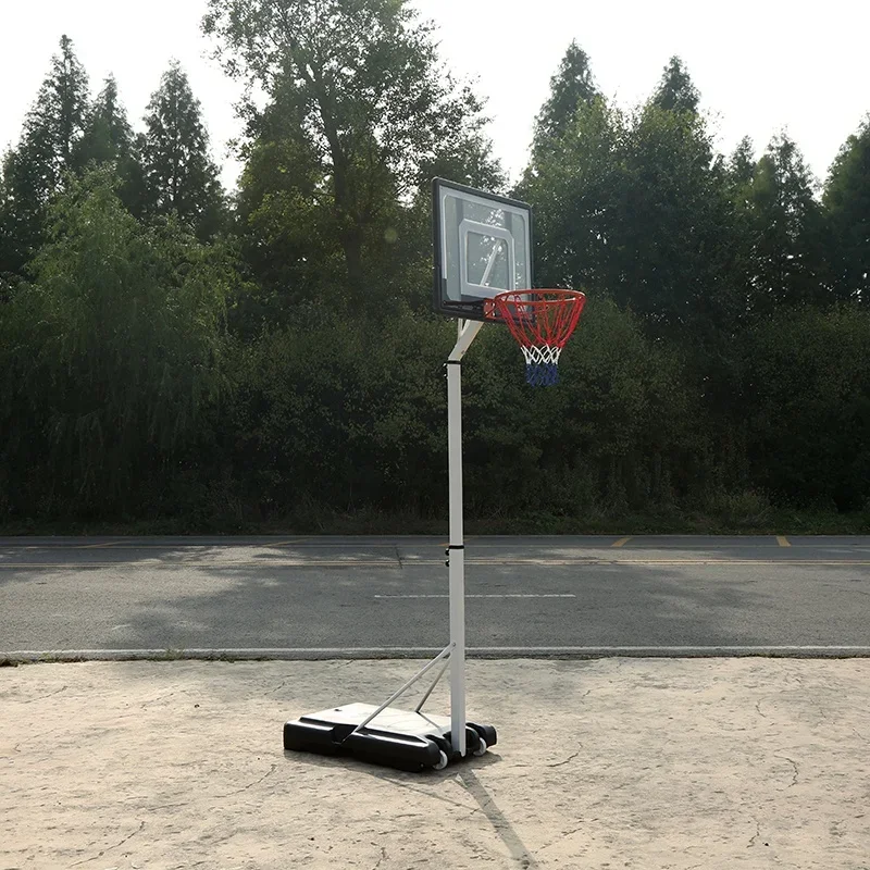 Professional Outdoor Power Lift Movable Adjustable Basketball Hoop Stand for Training