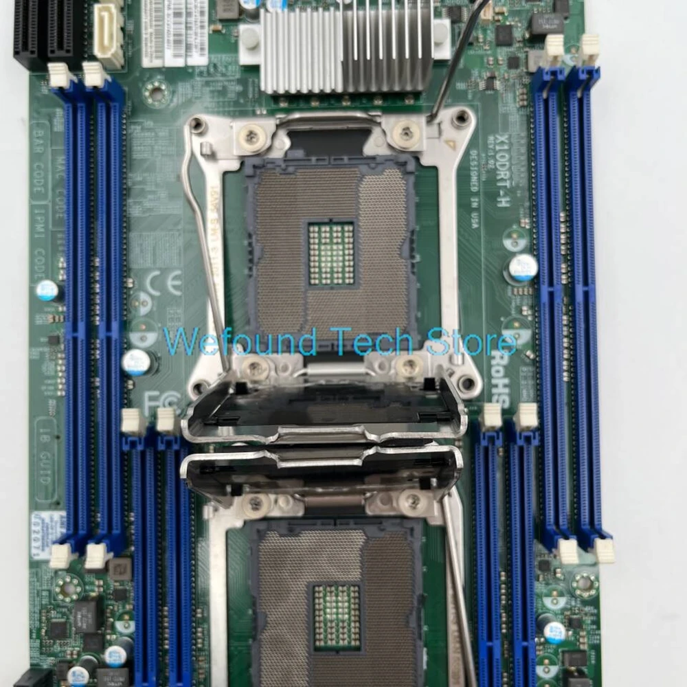 

X10DRT-H для серверной материнской платы Supermicro 2U с двумя разъемами R3 (LGA2011) E5-2600 v4/v3, семейства i350-AM2, двухпортовый GbE LAN DDR4