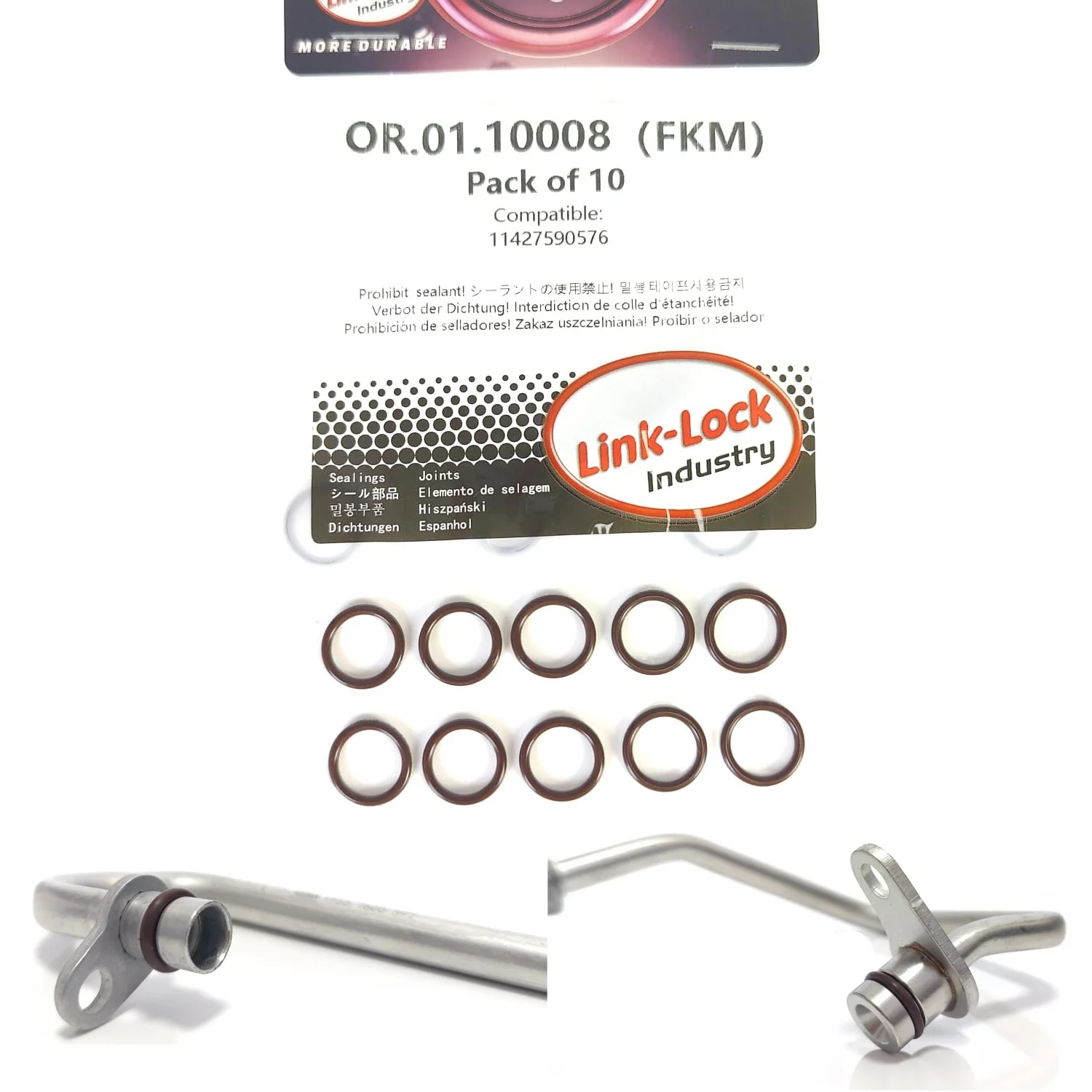 10PCS Fkm Viton OR.…