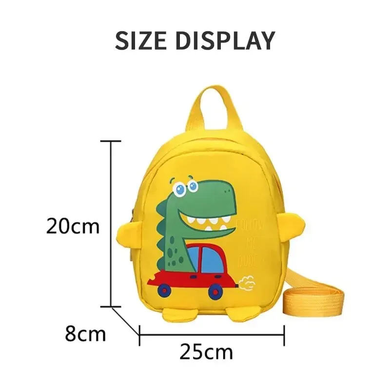 1 PCS Kids Cartoon Mini Dinosaur Backpack Anti Lost Bag Kindergarten School Bag Backpack image 2