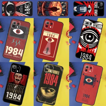 1984 조지 오웰 북 노벨 케이스, 샤오미 13 울트라 11T 12T 프로 12 라이트용 커버, POCO X5 X3 F5 프로 M5 F3 F4 X4 GT 