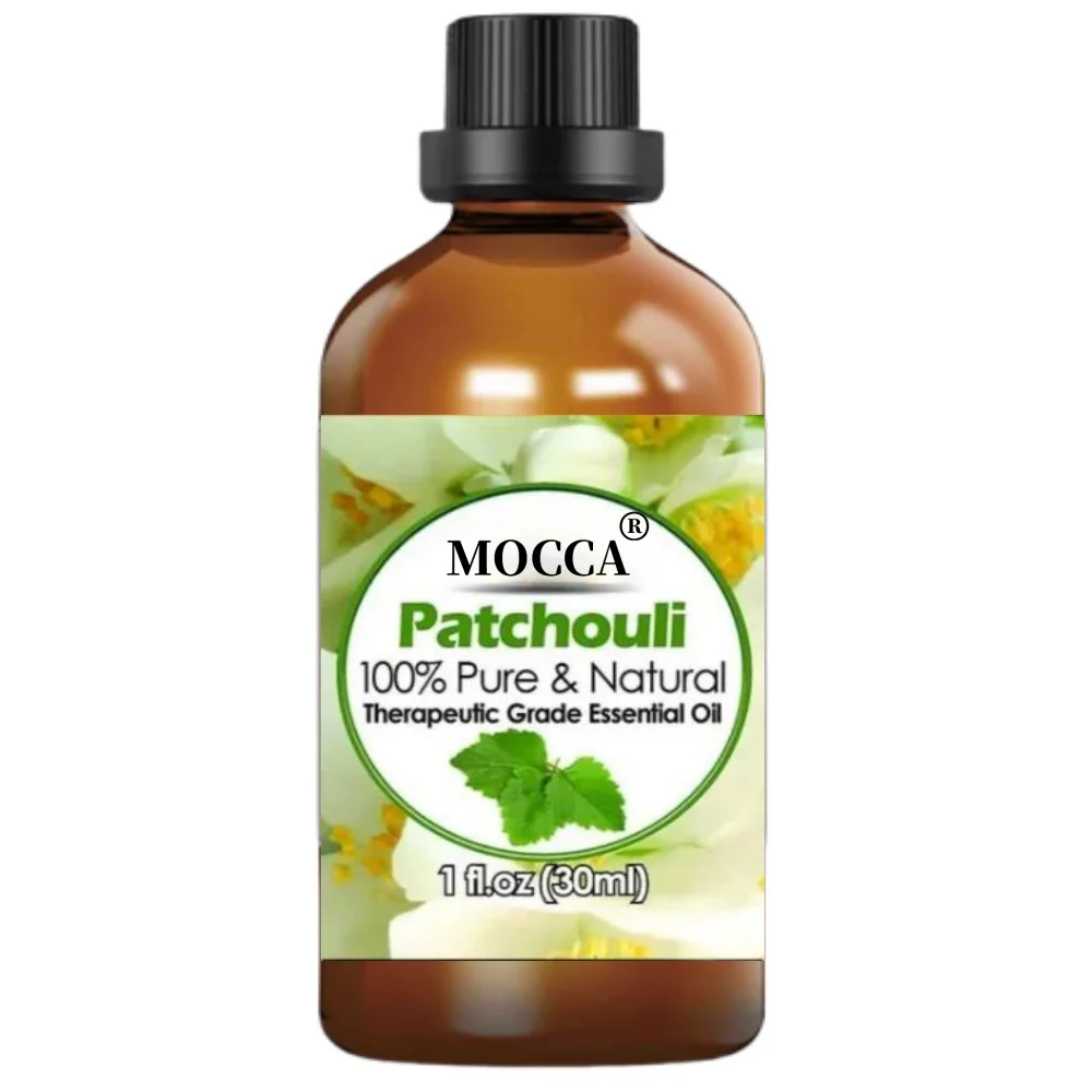 MOCCA Patchouli Essential Oil (100% PURE & NATURAL - UNDILUTED) Therapeutic Grade - Huge 1oz.