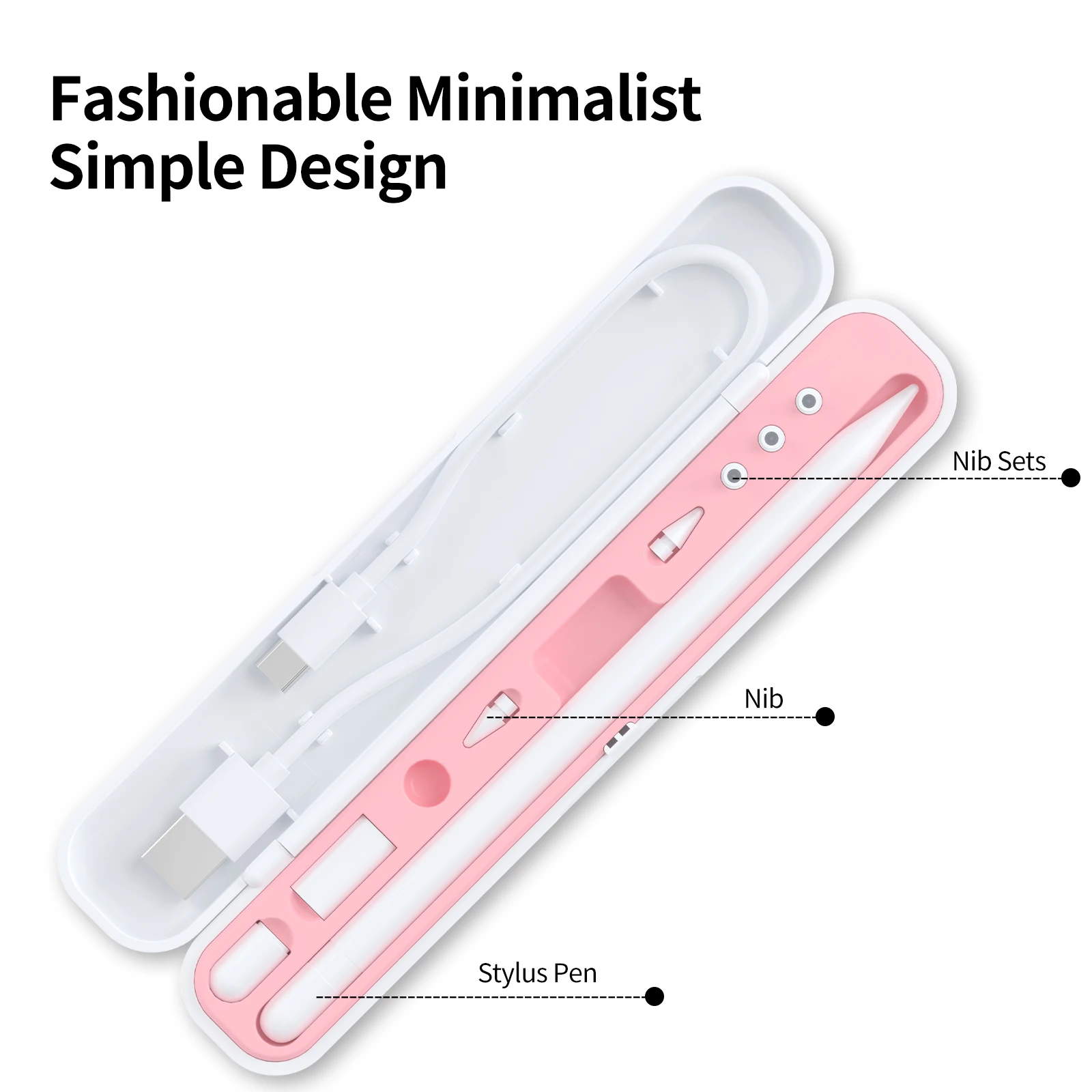 Trousse à crayons pour iPad, 5 couleurs disponibles, étui de Protection contre les chutes pour Apple Pencil 1/2 génération, mallette de rangement Portable, essentiels de voyage