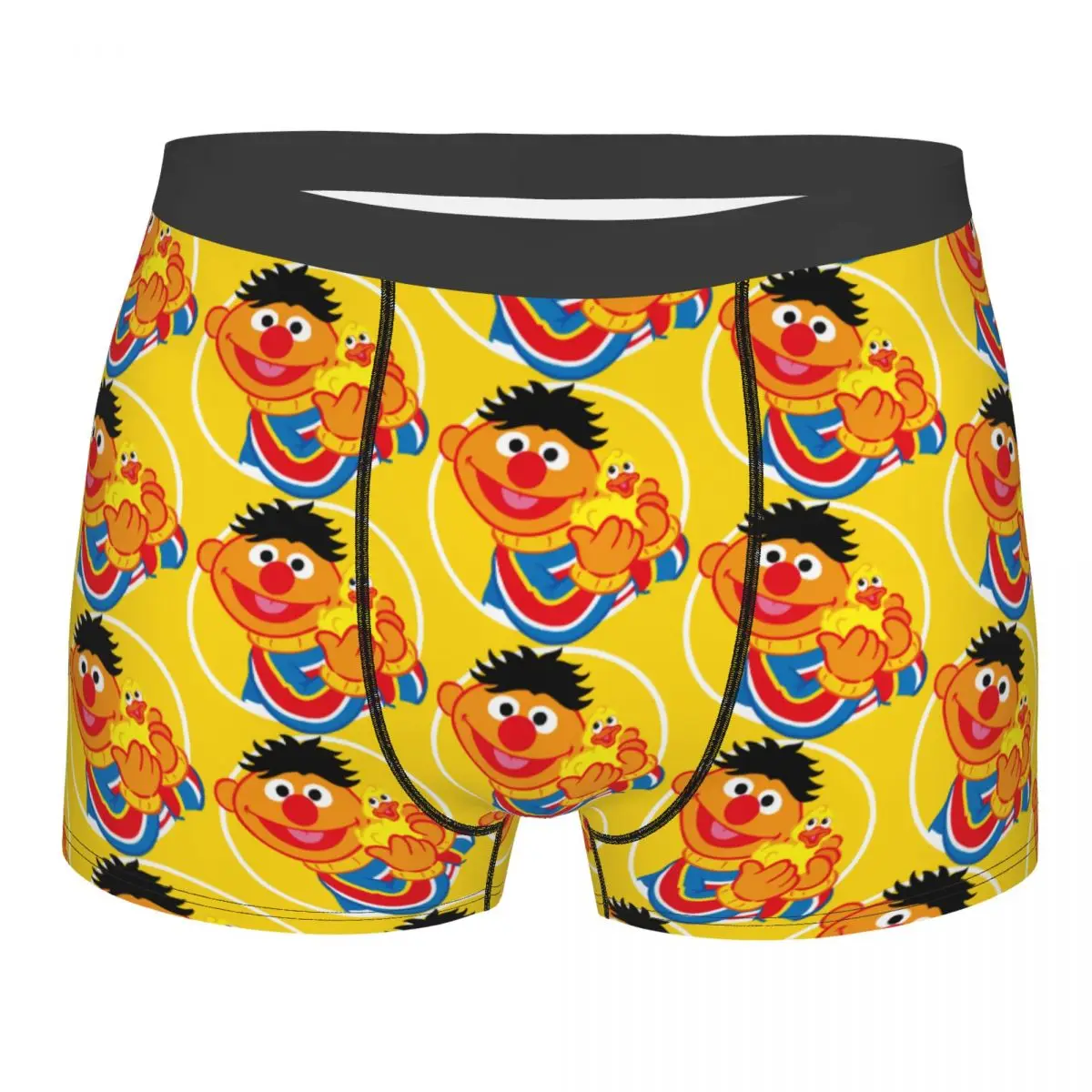 Sesame Streets Men Boxer Briefs Underpants Ernie Highly Breathable High Quality Birthday Gifts