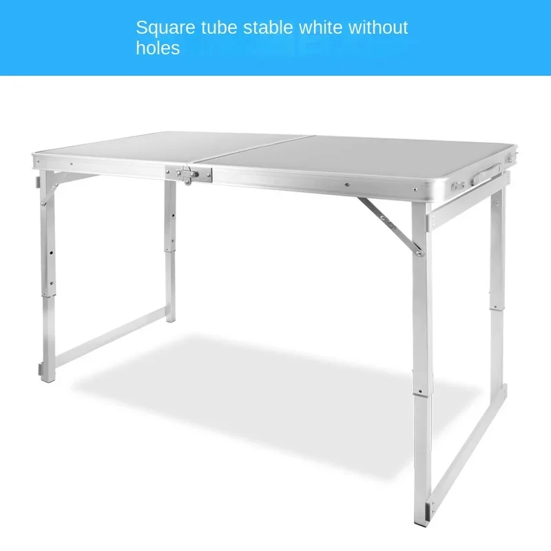 Folding table outdoor portable folding table simple household small table folding dining table and chairs