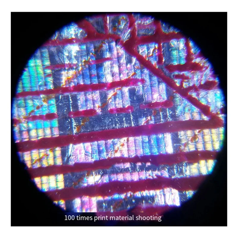 Top-100X Zoom Multifunction Microscope Loupe Adjustable Portable Led With Light Magnifier Mini Jewelry Pocket Handheld