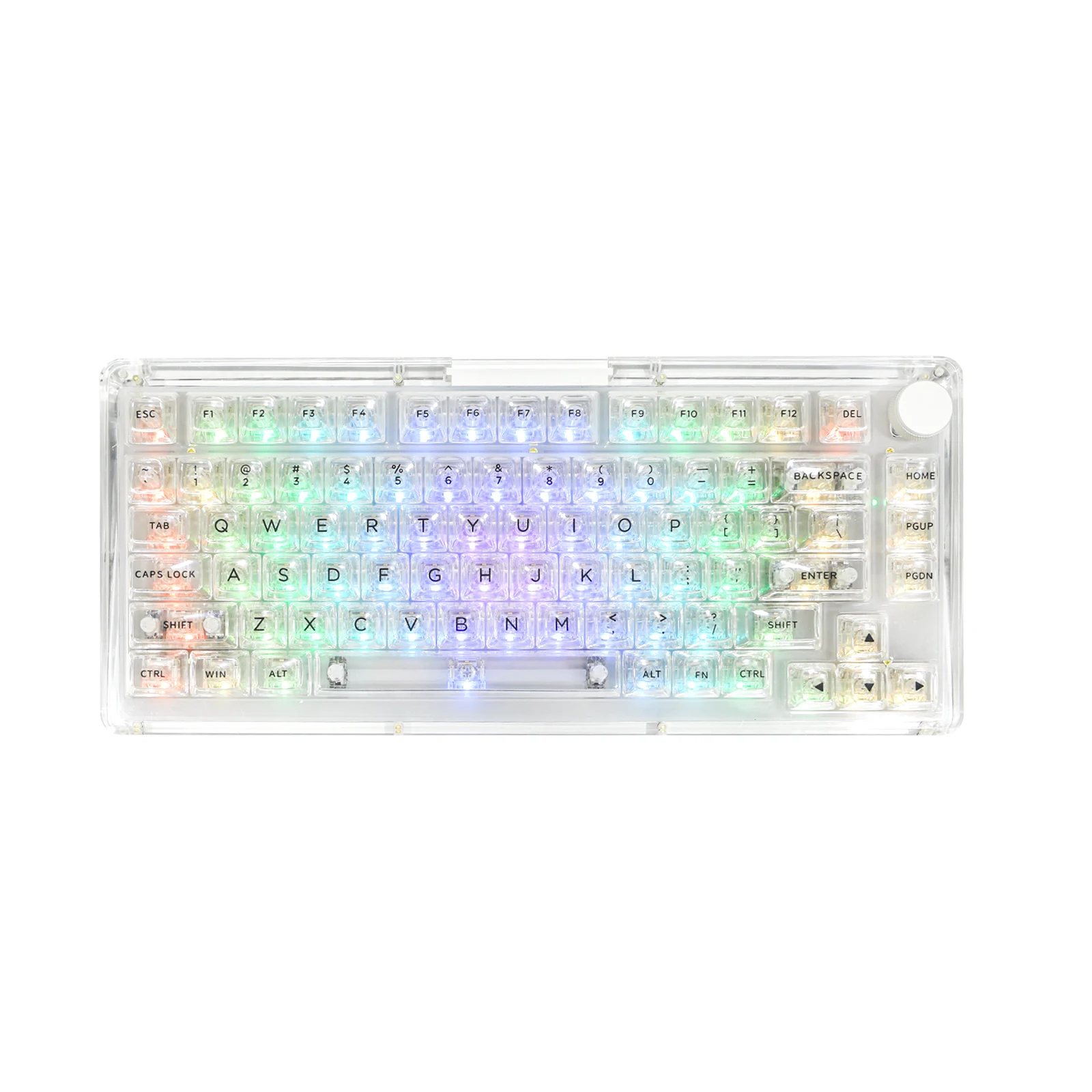KiiBOOM Phantom 81 V3 75% Hot-swappable Acrylic Gasket Wired/Bluetooth 5.0/2.4GHz Wireless Mechanical Keyboard for Win/Mac