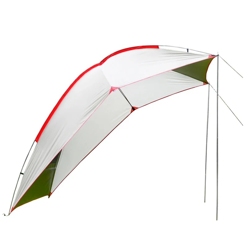 Rear extension tent outdoor self-driving tour car travel equipment camping rainstorm protection car roof car crystal cypress