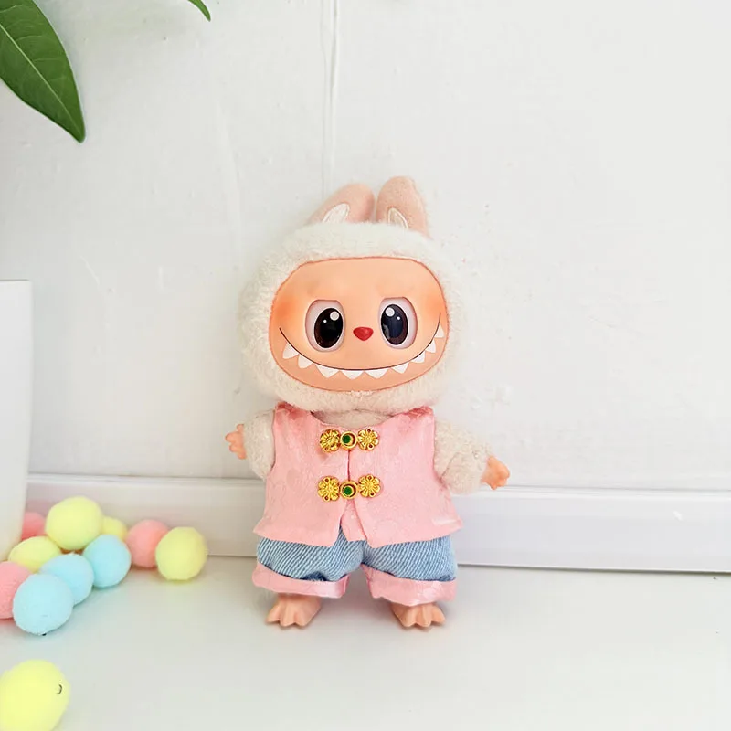 

Delicate Chinese-style Outfit 17cm Labubu 1-3 Gen Doll Outfits Cute and Fairy-like Clothes for Labubu Accessories