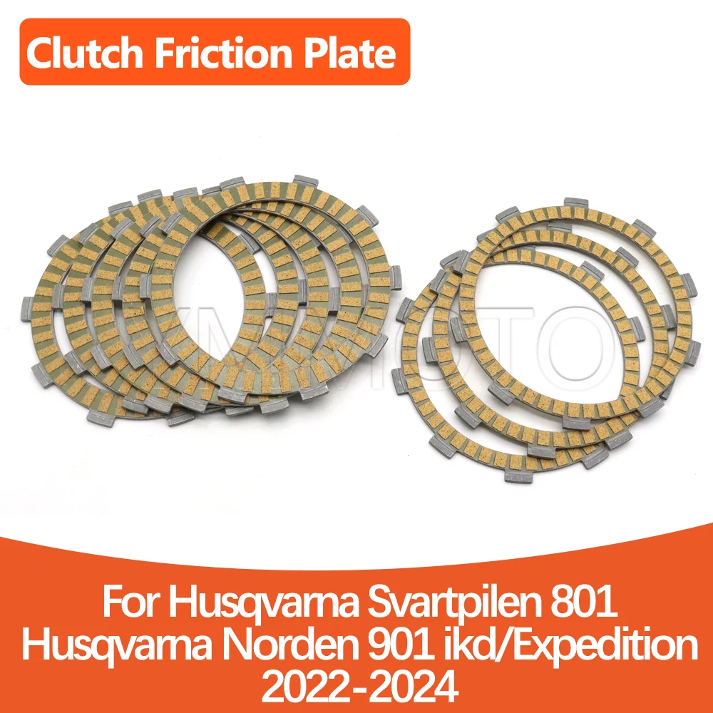 

Clutch Friction Plates Discs Kits For Husqvarna Norden 901 Expedition Svartpilen 801 Vitpilen 701 2022-2024 Offroad