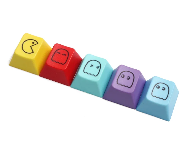 Cartoon face Cherry profile R4 keycaps Artisan PBT Dyesub for mx switch keyboard