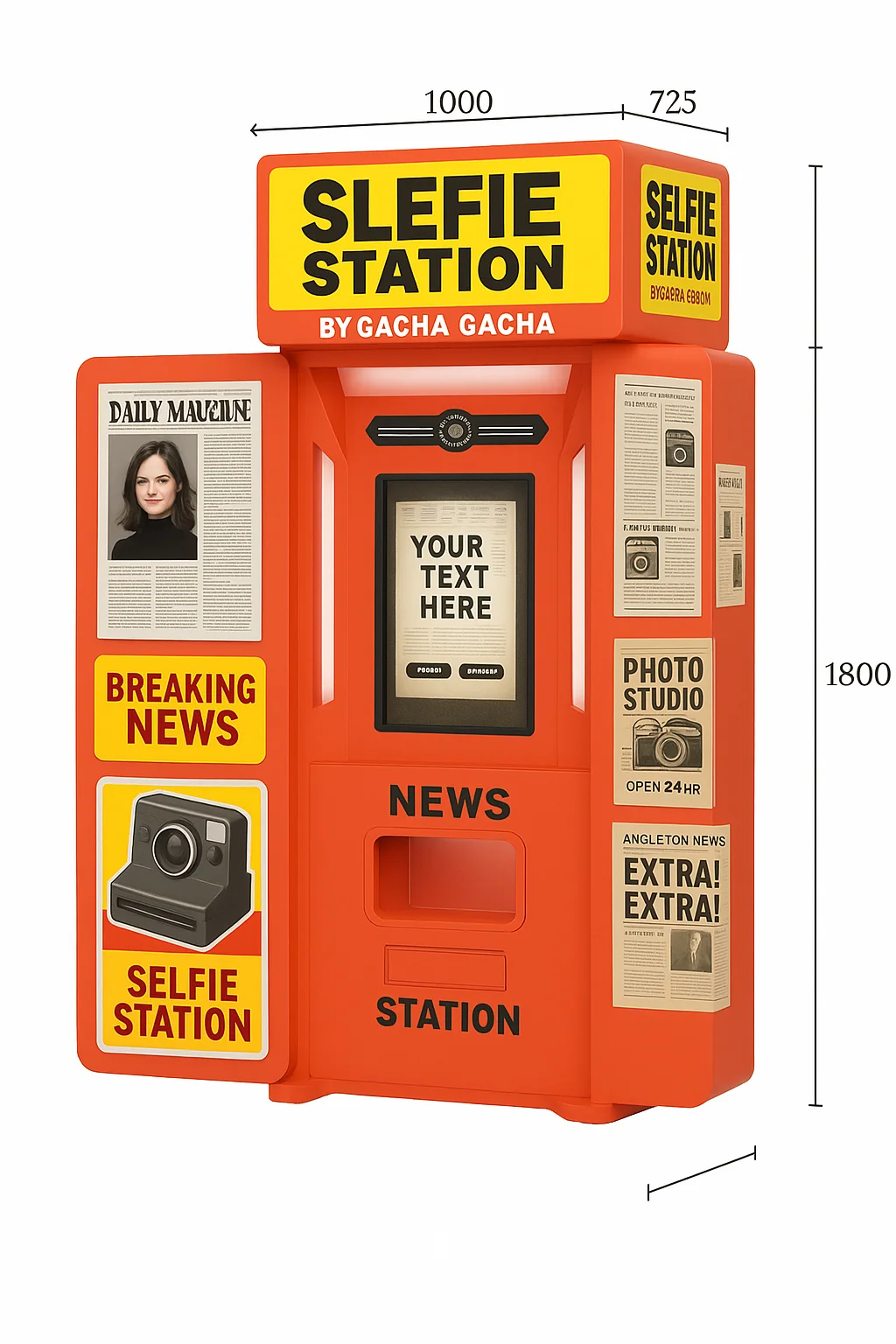 CustomizeNewest Colorful Ink Printer For Newspaper Photo Booths