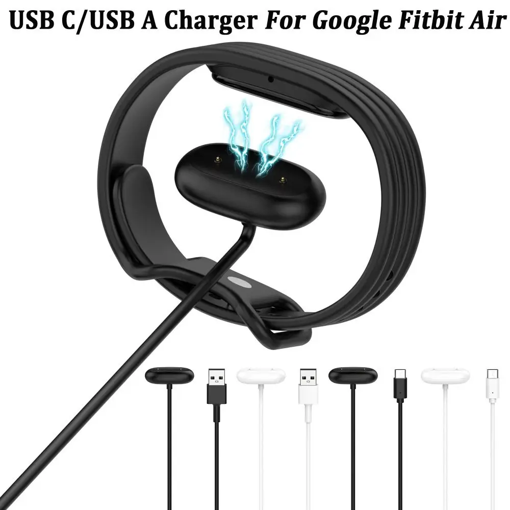 Magnetic Charging Cable For Google Fitbit Air Smart Watch Accessories  1M Dock Charger Adapter