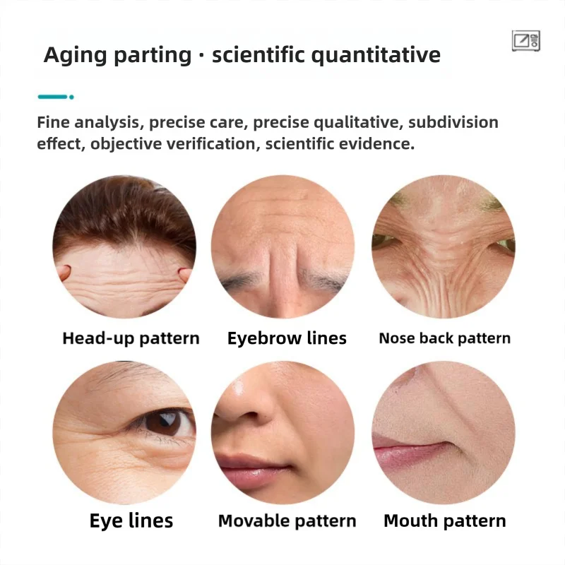 Scanner AI 3D profissional recém-atualizado, analisador de pele portátil, análise facial, diagnóstico facial alvo