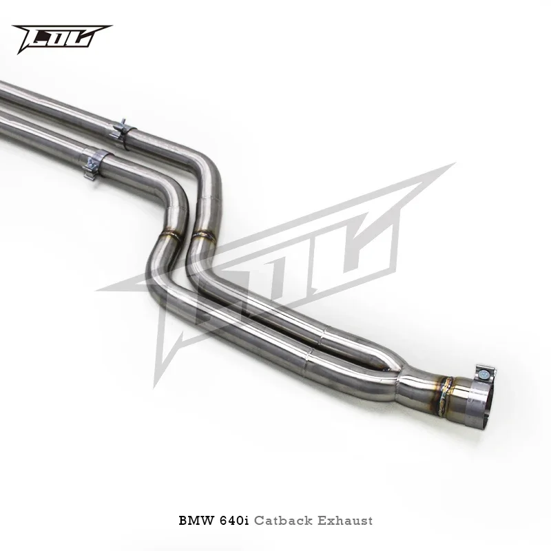 COC Valvetronic Catback Mufflers Car Accessories For  640/640i 3.0T 2012-2018 Stainless Steel Escape Sport Exhaust Pipe