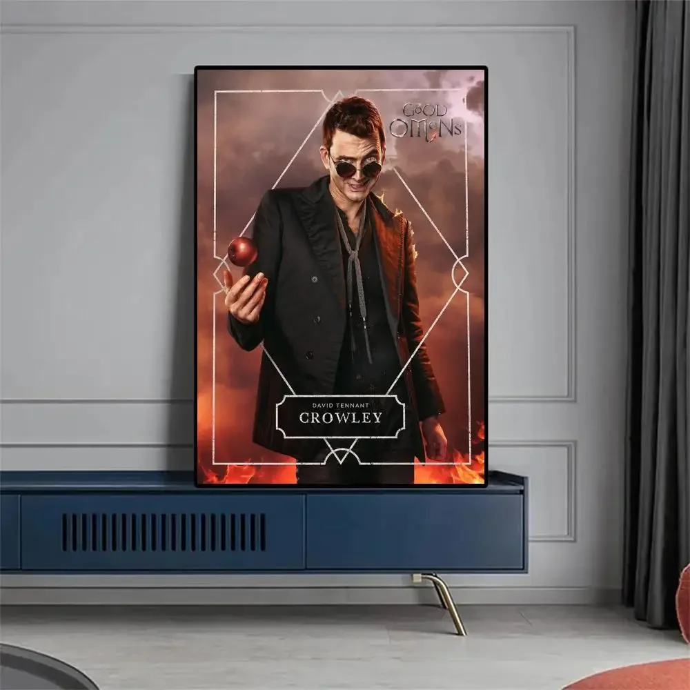 1pc British TV Drama Good Omens Poster Paper Print Home Bedroom Entrance Bar Cafe Art Painting Decoration