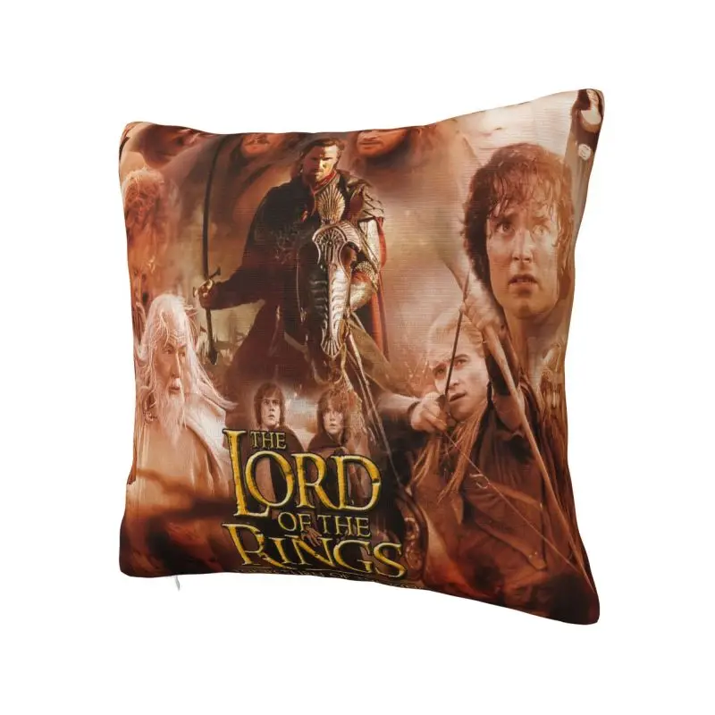 British The Lord Of The Rings Cushion Cover Decoration Printing Fantasy Novel Film Throw Pillow for Living Room Double Side