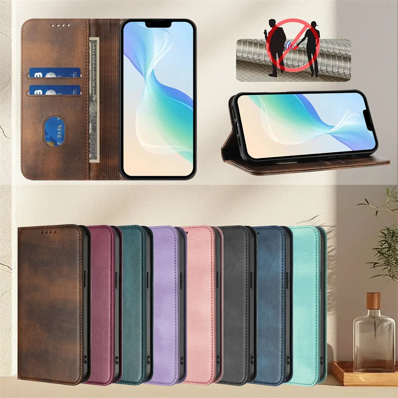 Note70T Solid Case for Realme 16 Pro+ 16Pro Plus Realme15 14 13 GT8 GT7 C85 C71 P4 P3 Pro Leather Magnetic Wallet Phone Cases - view 2
