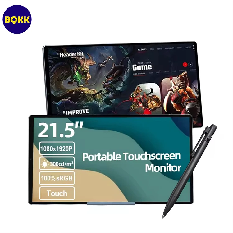 

21,5-дюймовый цифровой планшетный ПК с Full HD 1080p, интерактивным сенсорным LCD-монитором и стилусом, универсальное устройство для офиса и обучения