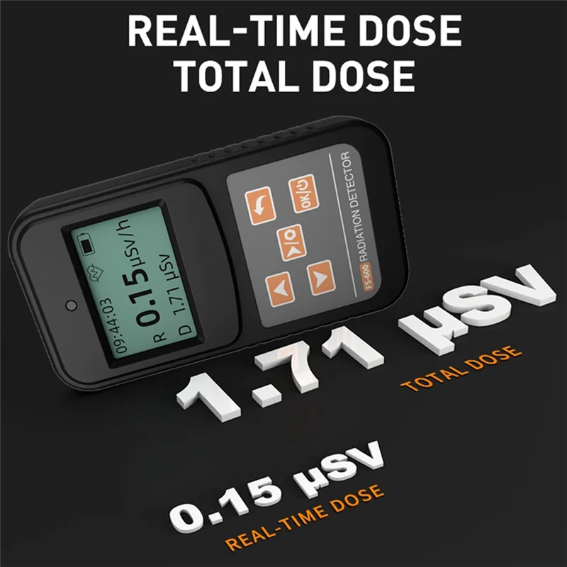 A47Z Geiger Counter Nuclear Radiation Detector Β Y X-Ray Detection Geiger Radioactive Detector LCD Display Household