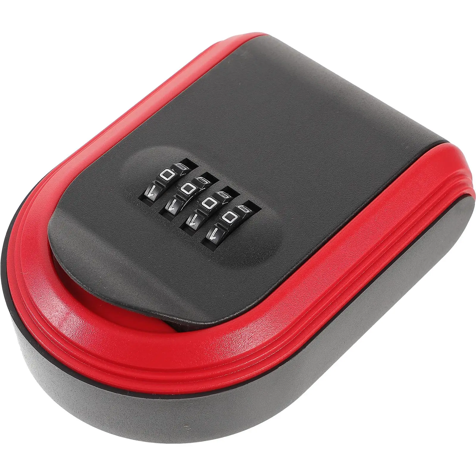 Key Lock Box Sturdy Material Black Color Wall Mountable Combination Code Resettable Outdoor Key Storage Safe Box