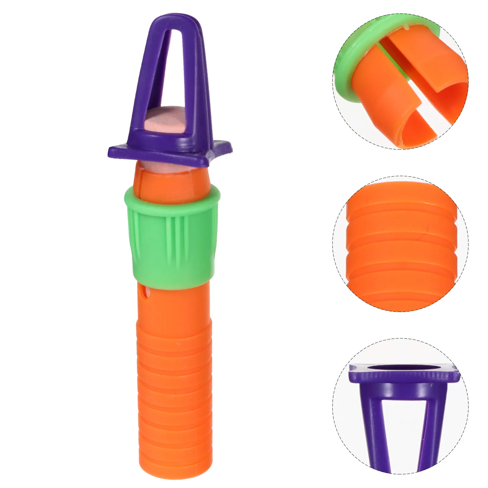15Pcs Oil Painting Stick Extender Crayon Extender Plastic Drawing Crayon Cap Robust Fit Exquisite Finish Non Peel Color Easy